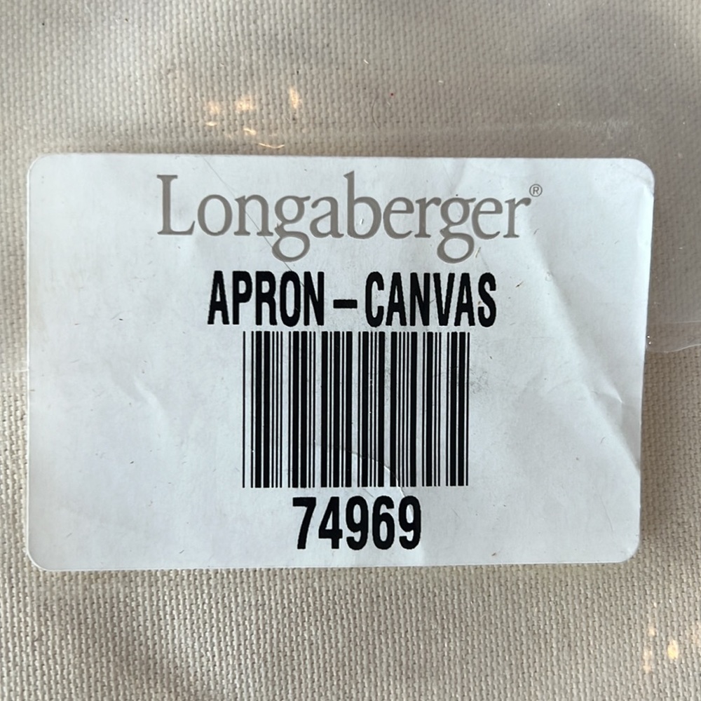 Nip Longaberger Canvas Apron - image 3